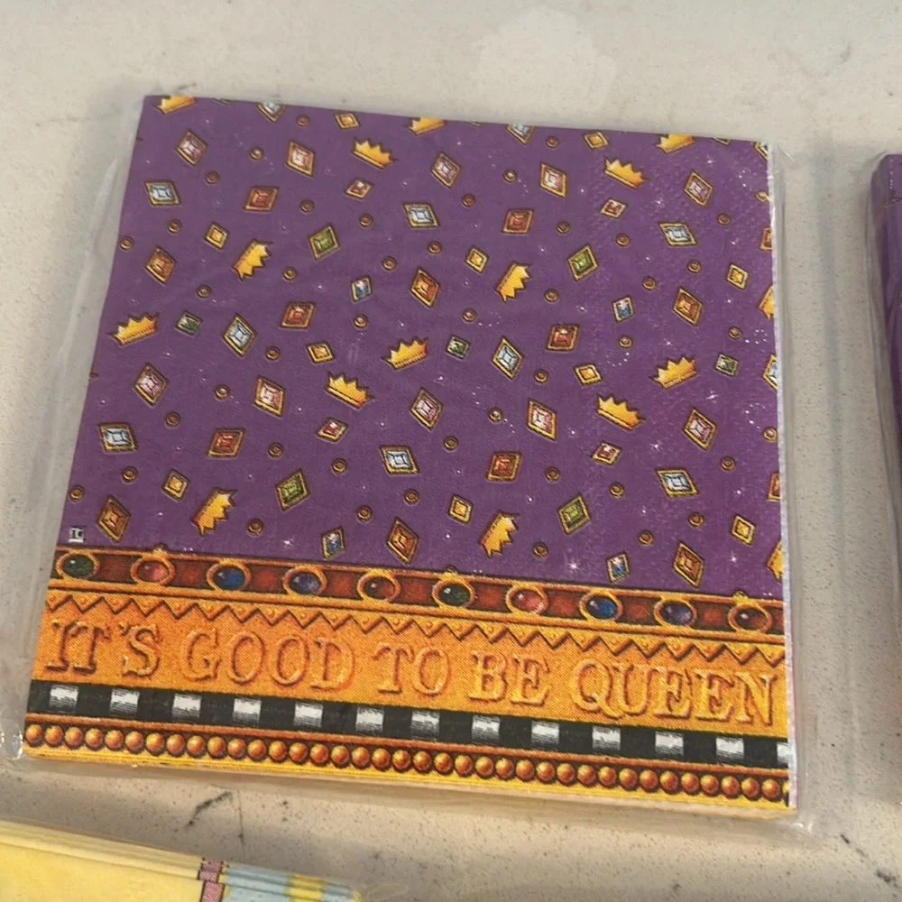 Mary Engelbreit Beverage Napkins - brand new !! Never opened !! Rare design.